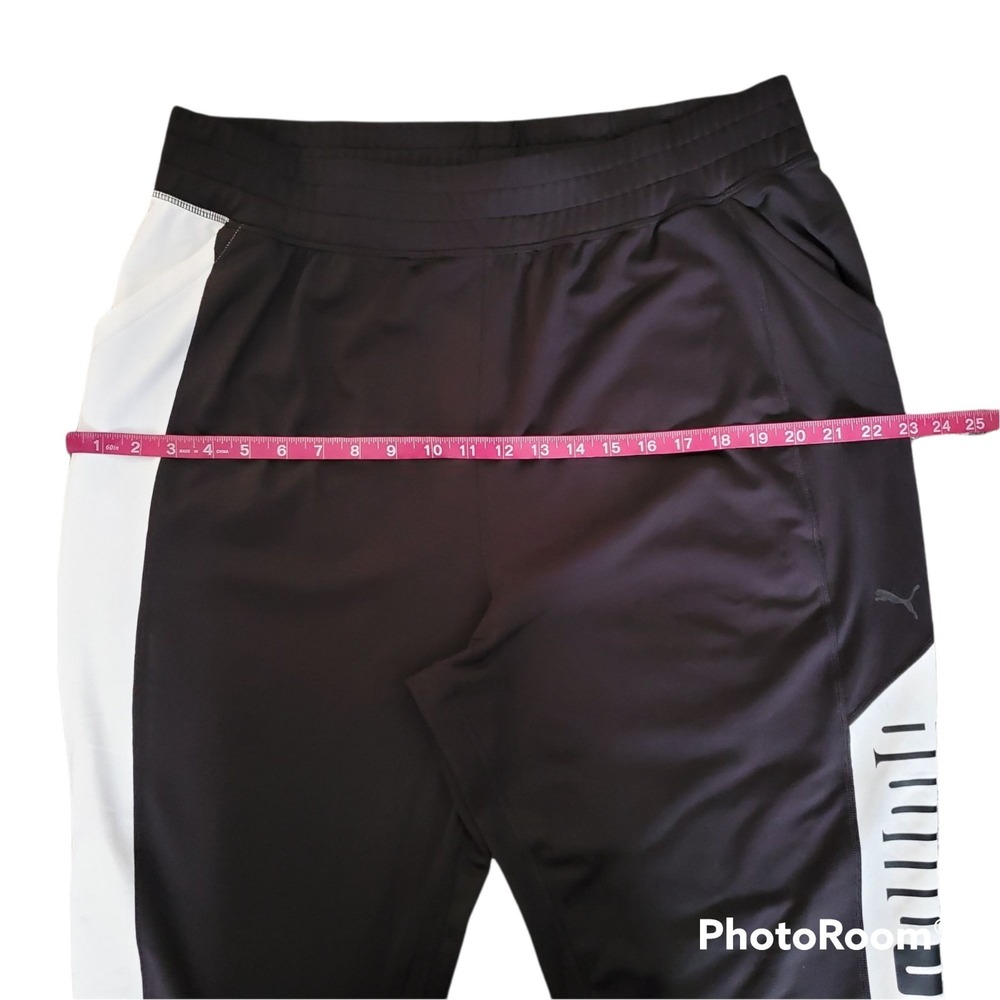 PUMA Women's Black & White Logo Printed dryCELL Running & Training Joggers XL - Picture 5 of 12